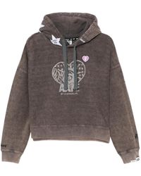 A Bathing Ape - Logo-Embroidered Hoodie - Lyst