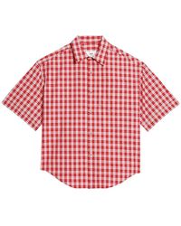 Ami Paris - Checked Short-Sleeve Shirt - Lyst