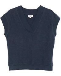 MAISON 123 - V-Neck Sleeveless Top - Lyst