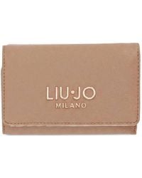 Liu Jo - Logo-Appliqué Wallet - Lyst