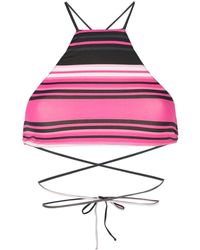 Clube Bossa - Chung Stripe-print Bikini Top - Lyst
