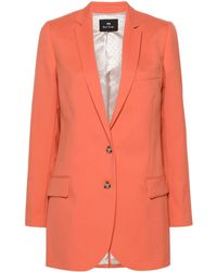 PS by Paul Smith - Wool Single-breasted Blazer - Lyst