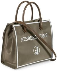 Iceberg - Logo-Print Tote Bag - Lyst