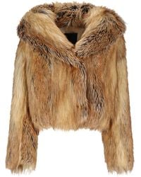 BB COUTURE - Long-sleeved Faux-fur Jacket - Lyst
