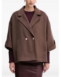 GAUDI - Double-Breasted Coat - Lyst