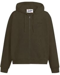 MC2 Saint Barth - Zip-Up Embroidered Hoodie - Lyst
