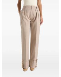 Manière De Voir - Darlene Turn-Up Detail Tailored Twin Pleat Pants - Lyst