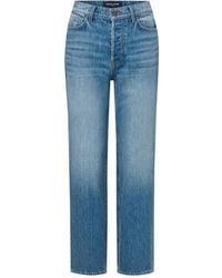 Veronica Beard - Jean Droit Leah À Taille Mi-Haute - Lyst