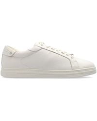 Jimmy Choo - Rome/M Leather Sneakers - Lyst