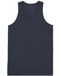Fortela - Dylan Rib Cotton Tank Top - Lyst