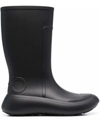 Ferragamo - Gancini-Debossed Rain Boots - Lyst