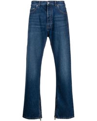 Off-White c/o Virgil Abloh - High-waist Straight-leg Jeans - Lyst