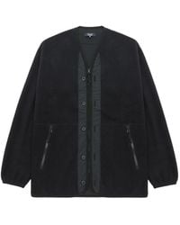 Comme des Garçons - Contrast-Trim Fleece-Texture Cardigan - Lyst