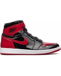Nike - Air 1 Retro High Og "bred Patent" Sneakers - Lyst