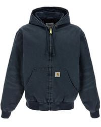Carhartt - Jack Met Logopatch En Verstelbare Capuchon - Lyst
