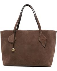 Liffner - Large Suede Tote Bag - Lyst