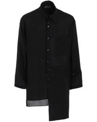 Yohji Yamamoto - Chest Pouch Pocket Blouse - Lyst