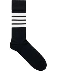 Thom Browne - Gestreifte Socken - Lyst