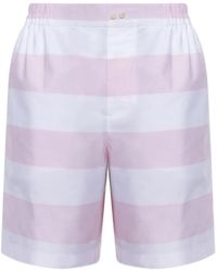 Jacquemus - Striped Jacquard-Pattern Shorts - Lyst