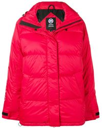 Canada Goose Oversized Padded Coat - Red