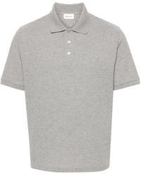 Saint Laurent - Piquet Cotton Polo Shirt - Lyst