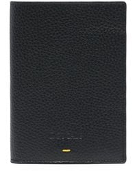 Doucal's - Logo-Debossed Leather Passport Holder - Lyst