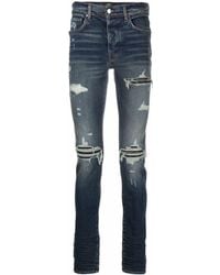 Amiri - MX1 Skinny-Jeans im Distressed-Look - Lyst