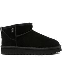 Liu Jo - Suede Ankle Boots With Logo - Lyst