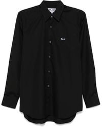 COMME DES GARÇONS PLAY - Poloshirt Met Patch - Lyst