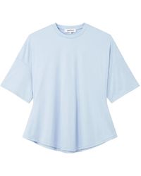 Enfold - Peplum Curved-Hem T-Shirt - Lyst