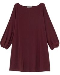Maliparmi - Boat-Neck Balloon-Sleeve Dress - Lyst