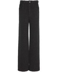 Barrie - Wide-Leg Knitted Trousers - Lyst