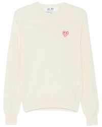 COMME DES GARÇONS PLAY - Play Pullover Mit Herz-Patch - Lyst