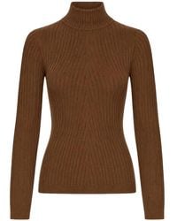 Roberto Collina - Ribbed Turtleneck Sweater - Lyst