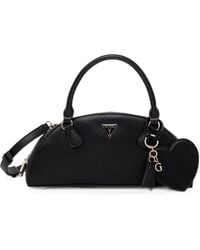 Guess - Isobel Logo-Plaque Heart-Charm Tote Bag - Lyst