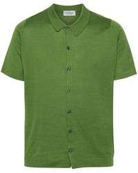 John Smedley - Fine-knit Short-sleeved Shirt - Lyst