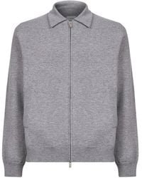 Lardini - Veste Zippée À Col Chemise - Lyst