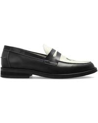 Duke & Dexter - Wilde Clover-Print Leather Loafers - Lyst