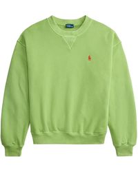 Polo Ralph Lauren - Embroidered-Logo Crew-Neck Sweater - Lyst