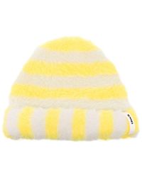 Sunnei - Brushed-effect Striped Beanie - Lyst