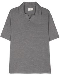 Officine Generale - Knitted Polo Shirt - Lyst