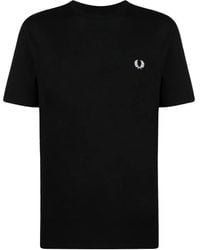 Fred Perry - Camiseta con logo estampado - Lyst