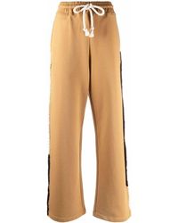 JW Anderson - Wide-leg Drawstring Traousers Tobacco Brown - Lyst