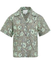 3.1 Phillip Lim - Chemise Fleurie À Manches Courtes - Lyst