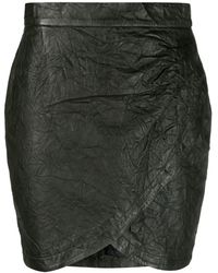 Zadig & Voltaire - Julipe Leather Skirt - Lyst