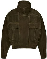 Saint Laurent - Pocket Suede Jacket - Lyst