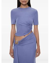Christopher Esber - Bezel Quartz Ruched Tee - Lyst