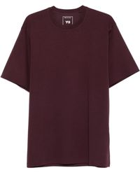 Y-3 - T-Shirt Met Ronde Hals En Korte Mouwen - Lyst