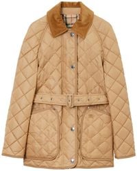 Burberry - Nylon Quilted Jacket - Lyst