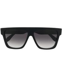 McQueen - Sonnenbrille Mit Eckigem Gestell - Lyst
